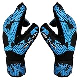 Torwarthandschuhe - Fußball-Empfängerhandschuhe, College-Football-Handschuhe | Fußballhandschuhe mit rutschfestem Empfänger, verstellbare Sporthandschuhe, gepolsterte Fußballhandschuhe, Equam