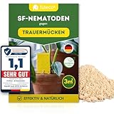 Futeco® – SF-Nematoden (3 Mio.) gegen Trauermücken – für 30 Pflanzen / 3m² Fläche – zum einfachen gießen
