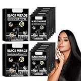 Natural Black Hair Shampoo, Black Hair Shampoo, Shampoo Fettiges Haar, Shampoo Gegen Graue Haare, Shampoo Für Schwarzes Haar, Pflegt Und Repariert Das Haar (25ml*12pcs)