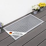 empasa Lichtschachtabdeckung 'EXPERT' mit Schnellverschluss, Alu-Rahmen in Silber oder anthrazit, Eva-Gewebe, Kellerschachtabdeckung, kürzbarer Selbstbausatz in 60 x 115 cm oder 80 x 150 cm