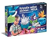 Clementoni Galileo Lab – Kristalle selbst züchten Mega, Experimentierkasten für Kinder ab 8 Jahren, farbenfrohe Experimente fürs Kinderzimmer, Clementoni 59130