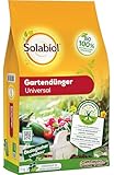 Solabiol Bio Gartendünger Universal mit Sofort- und Langzeitwirkung für Obst, Gemüse und Zierpflanzen 5 kg