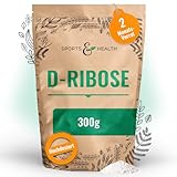D-Ribose Pulver In Großer 300g Vorratspackung Mit Extra Dosierlöffel - Aus Natürlichen Rohstoffen - Vegan