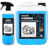 Cleanerist | 5 + 1 Liter Felgenreiniger AP02 für Alufelgen & Stahlfelgen - säurefrei mit höchster Materialverträglichkeit - für Leichtmetallfelgen und Aluminiumfelgen am Auto, PKW, LKW, Transporter