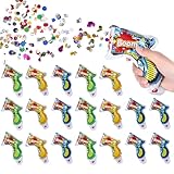 20 Stück Konfettikanone Konfetti Konfettipistole Knallerbsen Tischfeuerwerk Indoor Konfettibombe Shooter Confetti Handheld Geburtstag Glitzer Papier für Karneval, Hochzeit, Partys