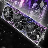 AsiaHorse DAWN RGB PC Lüfter 120MM Reverse Gehäuselüfter 3 Stück, ARGB Daisy Chain PC Lüfter [Infinity Mirror] [HDB] 71 CFM/1850 RPM/2.6MMH2O 4 Pin PWN & 5V 3Pin ARGB für Asus Aura ASRock GIGABYTE MSI