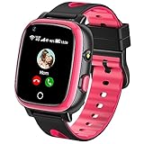 ADUOGENG 4G Smartwatch Kinder mit GPS und Telefon, Smart WiFi, Videoanruf, Kamera, SOS, Schulmodus, für Jungen und Mädchen 5–14 Jahren, Kids Halsseil