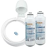Universall SET Wasserfilter für SBS Kühlschrank Samsung, LG usw. ersetzt alle externen Kühlschrankfilter mit 1/4' Schlauch