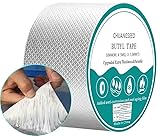 CHUANGSEED Wasserdichtes Klebeband Butyl Klebeband Reparatur-klebeband Panzertape Alufolie Dickes Dichtband Alu Folie zum Abdichten und Befestigen im Loch Rohr Dach Wohnmobil (50mm x 5m)