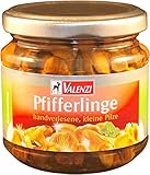 Valenzi Pfifferlinge handverlesen, kleine Pilze, 212ml (Abtropfgewicht - 100g)