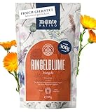 Ringelblumenblüten Monte Nativo (300 g) - Ringelblumentee getrocknet, natürlich und rein - Ringelblumentee - Ringelblumen für Kräutertee, Seifen, Lotionen - Calendula officinalis ohne Zusätze