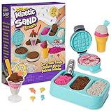 Kinetic Sand Eiscreme Set mit Duftsand - 454 g magischer Sand aus Schweden und Zubehör für kreatives Indoor-Rollenspiel, ab 3 Jahren