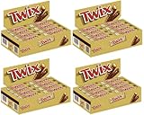 TWIX Doppelriegel 4x 32x50g Schokoriegel Knusperkeks mit zartem Karamell umhüllt von Milchschokolade