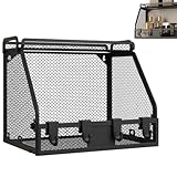 Wandkorborganisation: Hängender Aufbewahrungsbehälter aus Draht, Halterung für Obst und Gemüse, Organizer aus Metall, Aufbewahrungsregal für Lebensmittel