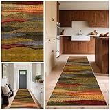 Teppich Läufer Flur rutschfest Küchenteppich Lang Teppichläufer Flur Waschbar Flur Läufer Teppich, Flurläufer Korridor Teppich Läufer für Küche, Schlafzimmer, Wohnzimmer, Eingang 40 x 60 cm