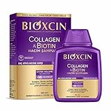 Bioxcin Collagen & Biotin Volumen Shampoo 300ml - Für Dickeres, Stärkeres & Fülligeres Haar - Gegen Haarausfall - Alle Haartypen