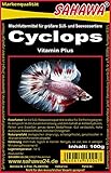 Fischfutter Frostfutter 100g Blister viele Sorten freie Auswahl für alle Zierfische und Marine Fische (MW) (Cyclops 100g Blister (MW))