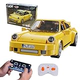 JAMARA 402855 CADA RUF CTR 2017 Yellowbird 1:20 2,4GHz Bricks, Auto Spielzeugauto, Sport Rennwagen für Kinder ab 8 Jahre, RC Ferngesteuert, Geschenkidee für Kids, Dualmodus