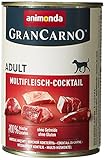 animonda Gran Carno adult Hundefutter, Nassfutter für erwachsene Hunde, Multifleisch-Cocktail, 6 x 400 g