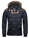 Geographical Norway Herren Winter Jacke Parka Belphegor (Large, Navy)