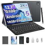 Blackview Link8 Tablet 12,7' Android 15 Tablets 36GB RAM+256GB ROM Tablets mit Tastatur Hülle Maus Stift, Octa Core G100 Gaming Tablet 8400mAh 16MP+13MP 90Hz 2K FHD Display/Widevine L1/5G WiFi/Face ID