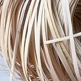 250/500g Peddigrohr Natur, Peddigrohr Flechtmaterial, Peddigrohr Staken, Korb Flechten Set, Weidenruten zum Flechten, Stuhlflechtrohr, Wiener Geflecht, Material für Korbflechten(2-3mm,250g)