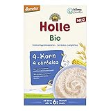 HOLLE BABYFOOD Bio-Getreidebrei, 4-Korn, 250g