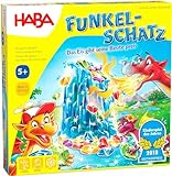 Haba Funkelschatz Brettspiel, Kinderspiel des Jahres 2018, Mitbringspiel für 2-4 Spieler ab 5 Jahren