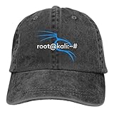 JZGESOM Kali Linux Root User Computer Program merCode Unisex Washed Cotton Cap Vintage Baseball Cap Casual Outdoor Sport Hut