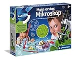 Clementoni Galileo Lab – Mein erstes Mikroskop, Spielzeug für Kinder ab 8 Jahren, spannendes Biologie-Labor für kleine Forscher, Mikrobiologie für Schulkinder von Clementoni 59120