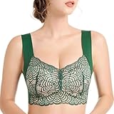 BHs für Damen, nahtloser BH, kabellos, Push-Up-Spitzen-BHs, bequem, Unterstützung, gepolstert, Schlaf-Bralettes für Damen, weicher T-Shirt-BH, super Übergröße, regulärer Straffungsminimierer, Beige