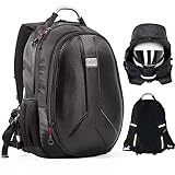 OG Original GetAway Motorrad Rucksack Wasserdicht, Herren, Hartschale, Grosse Kapazität, Erweiterbar 35L/45L, Motorradhelm Tasche, Helmtrageriemen, Anti-Diebstahl, Reflektierend, Laptop