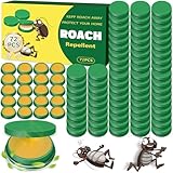 Tiezeeu Neues Upgrade 72 Stück Kakerlakenfalle, Schabenfalle für Kakerlaken, Heimchen, Brotkäfer, Den Einsatz In Küchen, Wohnzimmern und Lm Außenbereich