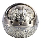 Gatuida 1Stück Großer Aschenbecher Aus Kreativer Zigarettenkolbenschalen Halter Im Eleganten Antiken Kupferdesign Für Büro Und Zuhause