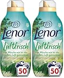 Lenor Luftfrisch Weichspüler Landwiese 50 Waschladungen 700ml – Für Wäsche Wie An Der Frischen Luft Getrocknet (Packung mit 2)