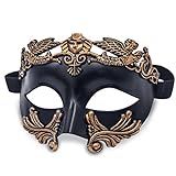 MYSEUNI Maskerade Maske für Männer - Römische Griechische Venezianische Halloween Party Karneval