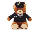 Teddys Rothenburg Polizist 27 cm sitzend Teddybär Kuscheltier Plüschtier Stofftier Polizei