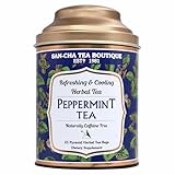 Sancha Tea Boutique | Pfefferminztee | 25 Pyramiden-Teebeutel | Reine Minze Teebeutel | Koffeinfreier Kräutertee | PCOS Kräutertee