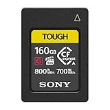 Sony CEA-G160T Compact Flash Express Speicherkarte (160GB, Typ A, 800 MB/s Lesen, 700 MB/s Schreiben), Schwarz