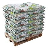 Ekagro 1500L Wurmhumus für Pflanzen | Natürlich Humus Erde 30x50L | Organischer Wurmkompost | Regenwurmhumus Fördert Bodenstruktur und Wasserspeicherung | Universaldünger für Garten