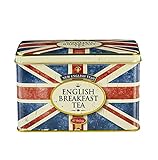 New English Teas Jack: Teedose mit 40 English Breakfast Teebeuteln