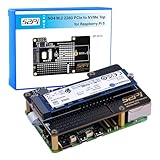 GeeekPi N04 M.2 M-Key NVMe SSD Shield für Raspberry Pi 5, M.2 2280 PCIe to NVMe SSD Shield Pip PCIe Peripheral Board Top für Raspberry Pi 5 4GB/8GB (SSD and Pi5 Board Are not Included)