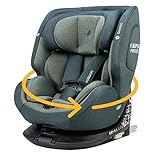 Osann One360 i-Size, 360 Grad drehbarer Kindersitz 40-150 cm, Reboarder mit Isofix, mitwachsender Kinderautositz - Universe Green
