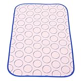 Veemoon Tragbare Sechslagige Bügeldecke Hitzeisolierend rutschfeste Bügelunterlage für Tisch und Waschmaschine Faltbare Bügelmatte Kompakt für Reisen und Kleine Räume