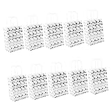 Beaupretty 10 Stück Teiliges Kraftpapier Geschenkbeutel mit Tragegriff Wiederverwendbar Umweltfreundlich als Aufbewahrungsbeutel für Süßigkeiten Partygeschenke Bastelbedarf und Kleine