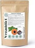 Vegaddict Papayakerne | naturbelassen | sonnengetrocknet| Papaya Pfeffer | Hoher Papain- und Carpain-Gehalt | Keine Zusatzstoffe | Rohkost | Vegan | Laborgeprüft | Gluten- und Laktosefrei | (25g)