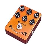 JOYO American Sound Amp Simulator Pedal of Fd 57 Deluxe Verstärker von Clean to Overdrive Sound für E-Gitarren-Effekt - Bypass (JF-14)