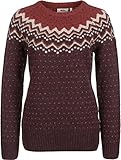 Fjällräven Damen Övik Strickpullover, Dark Garnet, L