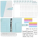 Corghd Geldumschläge für Budgetierung, Budgetordner, 30-teiliges Ringbuch-Set mit Reißverschluss-Umschlägen, zum Sparen von Umschlägen, Organizer C