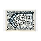 Gebetsteppich, Anbetungsdecke, Anbetungsdecke, Knie, Prägung, Bodenteppich, rutschfest, weich, tragbar, Reisematten